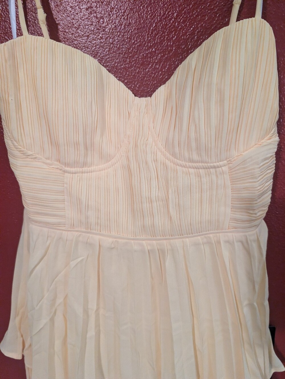 Lulu's Pale Yellow High-Low Ruffled Dress - Picture 3 of 6